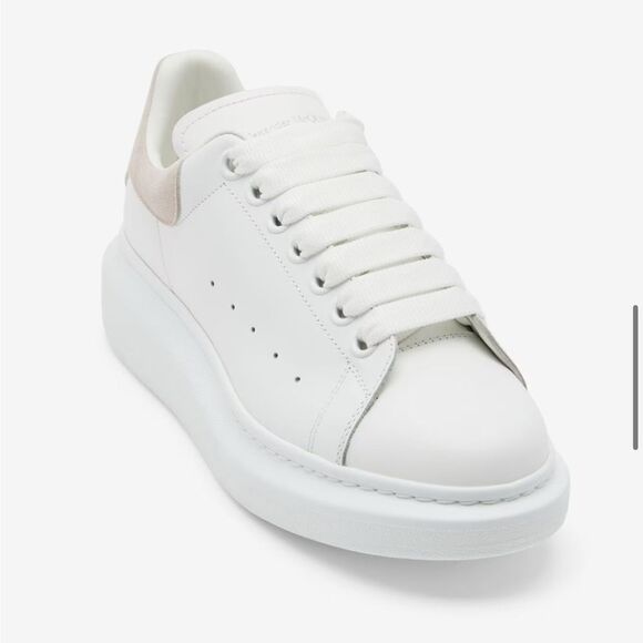 Alexander McQueen Women's Oversized Suede
Heel Detail Sneakers - Picture 12 of 15